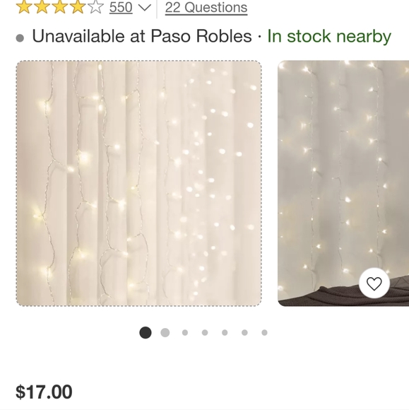 LED Curtain String Warm Lights/2 boxes - Picture 14 of 16